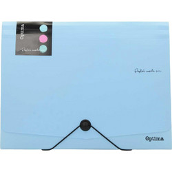 Optima - Φάκελος Φυσαρμόνικα Α4 13 Θέσεων, Pastel Light Blue 120380