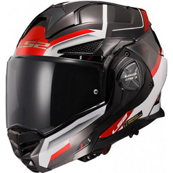 LS2 FF901 Advant Spectrum Black / White / Red Κράνος Μηχανής Crossover / Modular 1600gr