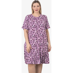 Φόρεμα Homewear Κοντό Μανίκι W5242 - ΠΟΛΥΧΡΩΜΟ