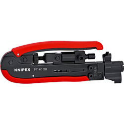 KNIPEX 97 40 20 SB ΕΡΓΑΛΕΙΟ ΠΡΕΣΑΡΙΣΜΑΤΟΣ ΓΙΑ ΟΜΟΑΞΟΝΙΚΟΥΣ ΑΚΡΟΔΕΚΤΕΣ