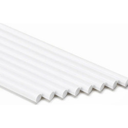 ΘΕΡΜΟΚΟΛΛΑ ΣΙΛΙΚΟΝΗΣ 1kg ΛΕΥΚΗ 11,2mm x20cm CRESMAN 12644