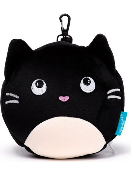 Puckator CUSH249 Travel Set Fine Cat Μάσκα και Μαξιλαράκι Ταξιδίου Μαύρο