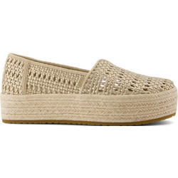 TOMS Basket Weave Valencia Espadrille - Gold