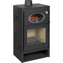 Alfatherm Brasero Mini Ατσάλινη Ξυλόσομπα με Φούρνο 10kW