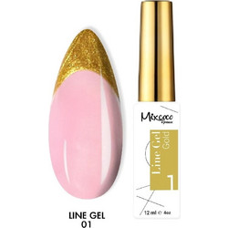 Mixcoco Nail Art LINE GEL 01 GOLD (Χρυσό) 12ml