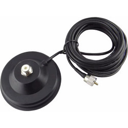 Μαγνητική βάση κεραίας 12cm με 5μ. καλώδιο PL-259/SO-239/UHF