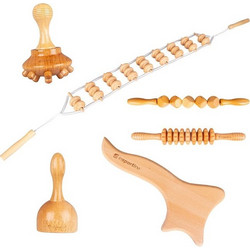 WOODEN FULL BODY MASSAGE SET INSPORTLINE Teriva Set