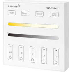 EuroSpot Επιτοίχιο RF 2.4GHz 2in1 Τηλεχειριστήριο - EuroSpot Led