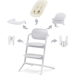 Cybex Lemo Chair 4 in 1 Καρεκλάκι Φαγητού All White