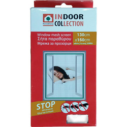 Home & Camp HCM3806 Αυτοκόλλητη Σταθερή Σίτα Παραθύρου Πολυεστέρα 130x150cm