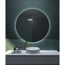 Καθρέπτης Circle Project Mirrors 5mm με κρυφό φωτισμό Led Διάσταση: Φ42, Διακόπτης Αφής: Ναι