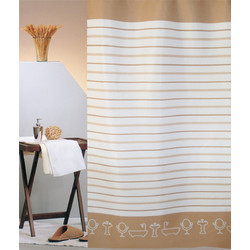Κουρτίνα Μπάνιου (240x180) Με Κρίκους San Lorentzo Bathtubs Beige