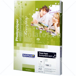 Φωτογραφικό χαρτί Rayfilm Inkjet everyday Glossy A4 180gr 100φύλλα 110R02751123A