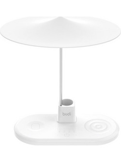 Budi WL4800W 20W Ασύρματη φόρτιση με νυχτερινό φως 3in1 Ασύρματος φορτιστής τηλεφώνου - Λευκό