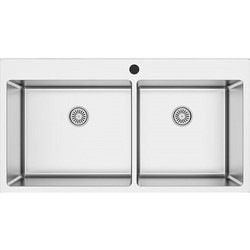 Excel Victoria 720CMS388 Ένθετος Νεροχύτης Inox Σατινέ 81x50.5cm