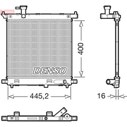 Denso Ψυγείο, Ψύξη Κινητήρα - DRM46066