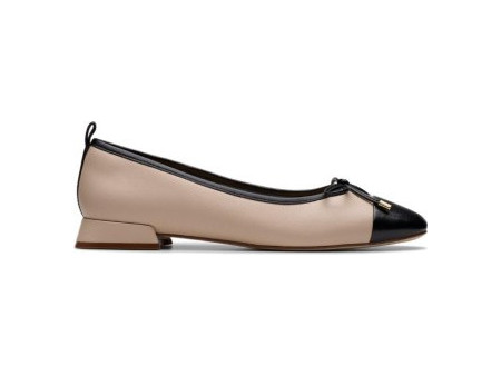 Clarks CLARKS WOMEN'S COURT SHOES UBREE15 POPPY 26181329 SAND COMBI LEATHER Clarks