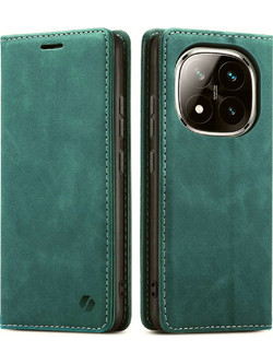 Spacecase Wallet Θήκη Πορτοφόλι Green Xiaomi Redmi Note 14 Pro 5G / Poco X7