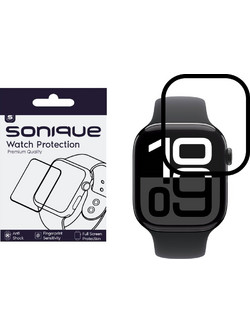 Watch Protection Sonique FlexGlass 7H Full Cover Apple Watch 10/11 42mm Μαύρο
