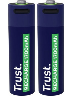 Trust USB-C Rechargeable 1700mAh AA 2τμχ