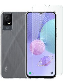 Redshield Set TPU Θήκη & Tempered Glass Προστατευτικό Οθόνης για TCL 405