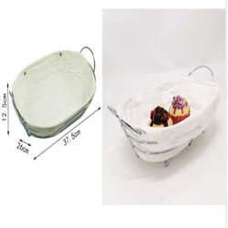 ΨΩΜΙΕΡΑ METAAIKΗ ΛΕΥΚΗ 37.5*26*12.5CM 314 HP93 SDS-21800-TS SZ