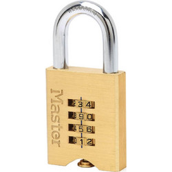 MasterLock Λουκέτο μπρούτζινο 50mm με συνδυασμό