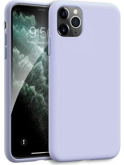 Θήκη Rubber Ενισχυμένης Σιλικόνης για iPhone 11 Pro Λιλά