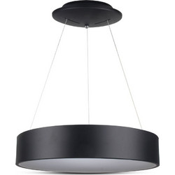 V-TAC Κρεμαστό Φωτιστικό/Πολυέλαιος LED 25W 230V 120 1725lm IP20 O450x1200mm 3000K Μαύρο Dimmable 3993