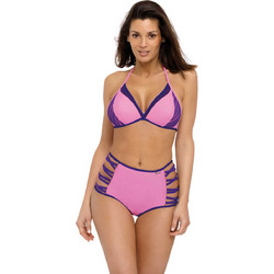 Marko Bikini Set Τριγωνάκι Ψηλόμεσο Ροζ M-551-128616