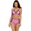Marko Bikini Set Τριγωνάκι Ψηλόμεσο Ροζ M-551-128616