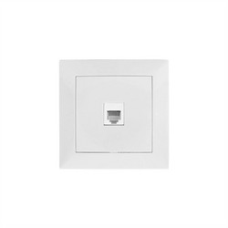 ΠΡΙΖΑ ΤΗΛΕΦΩΝΟΥ RJ11 ΠΛΗΡΗΣ ΛΕΥΚΟ VALUE ADELEQ - 15-0180