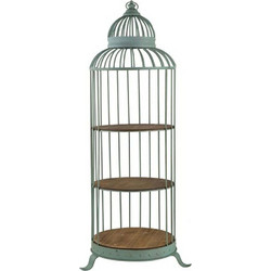 Ραφιέρα Δαπέδου Cage 47489 66x61x169cm Petrol