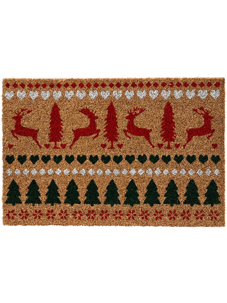 Χριστουγεννιάτικο πατάκι πόρτας 60x40x1,5cm 306.001.0813.02