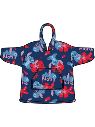 LILO & STITCH - Aloha - Sweat Poncho - Adult Size