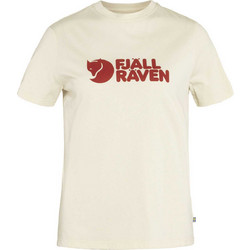 FJALLRAVEN Κοντομάνικη Μπλούζα Logo WHITE