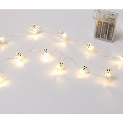 ΣΕΙΡΑ, 20 MINI LED, ΦΑΝΤΑΣΜΑΤΑΚΙΑ, ΜΠΑΤΑΡΙΑΣ 3xAA, ΧΡΟΝΟΔΙΑΚΟΠΤΗ, ΑΣΗΜΙ ΧΑΛΚΙΝΟ ΚΑΛΩΔΙΟ, ΘΕΡΜΟ ΛΕΥΚΟ LED ΑΝΑ 10cm, ΠΡΟΕΚΤΑΣΗ ΠΑΡΟΧΗΣ 30cm, IP20