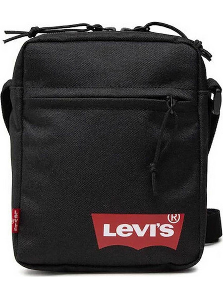 Levi's Ανδρική Τσάντα Ώμου / Χιαστί Μαύρη 38005-0125