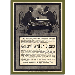 Αφίσα General Arthur Cigars - Typographic , 30X40