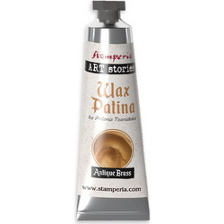 Πατίνα κεριού - Wax Patina Antique Brass Stamperia 40ml (KECW05)