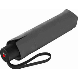 Ομπρέλα Knirps A.050 Γκρι - Χειροκίνητη - Windproof έως 80 km/h - Ανθεκτική Compact 24cm & 8 Ακτίνες Γκρι