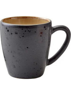 Bitz Κούπα Stoneware 190 ml - Gastro Black/Amber
