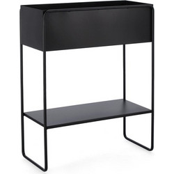 Bizzotto Madelyn Ζαρντινιέρα Μεταλλική Μαύρη 50x63,5 Εκ