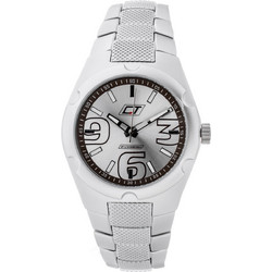 Chronotech Ανδρικό Ρολόι με Ασημί Μεταλλικό Μπρασελέ CC7039M-06M
