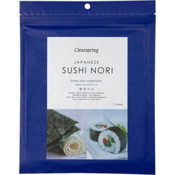 Αποξηραμένα Φύκια Nori για Sushi BIO - Clearspring - 17gr