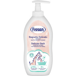 Fissan Delicate 2 in 1 Βρεφικό Σαμπουάν & Αφρόλουτρο με Αντλία 400ml