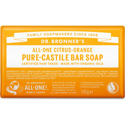 Dr. Bronner's Citrus Orange Pure Castile Soap 140gr