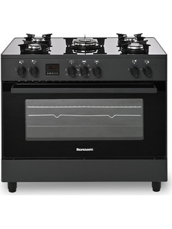 Ravanson KWGE-K90 Cheff Modern Κουζίνα Ηλεκτρική 107lt με Εστίες Αερίου 90cm