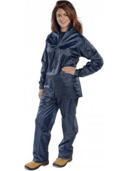 B-Dri αδιάβροχο nylon ανθεκτική στολή XL navy μπλε NBDSNXL