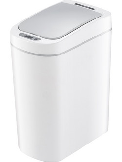 HOME USE κάδος απορριμμάτων HUH-0255 με φωτοκύτταρο, 7lt, λευκός